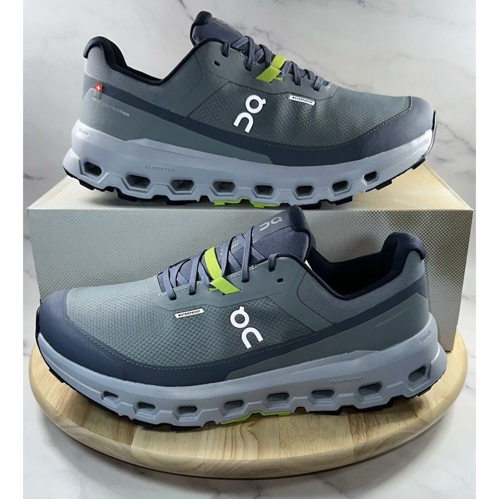 Cloudvista 2 Waterproof Gray Mist Heather Running Shoes 3ME30142856 Mens Size 10